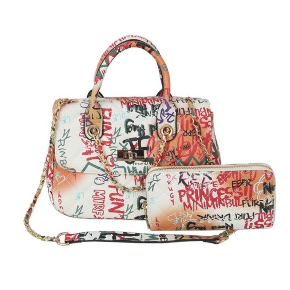 What's In your mind Graffiti Quilted Medium
